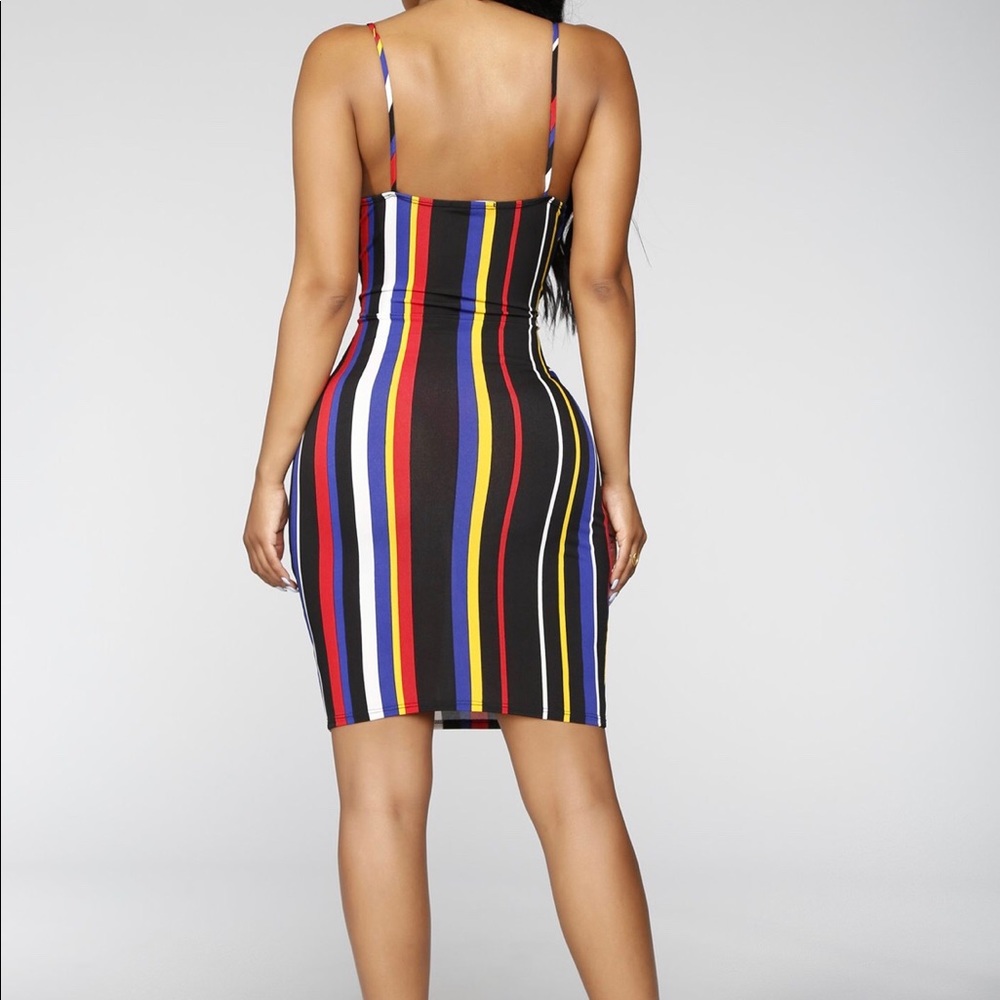 FASHION NOVA MULTI COLOR DRESS